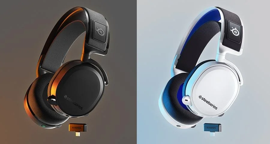 SteelSeries' new wireless Arctis 7+ and Arctis 7P+ headsets SteelSeries' new wireless Arctis 7+ and Arctis 7P+ headsets